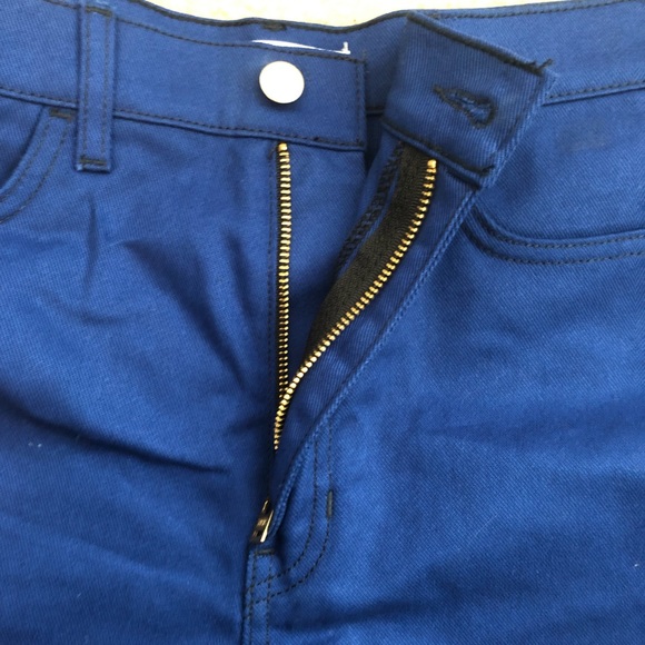American Apparel | NWT Denim High-Waist Cuff Short - Picture 5 of 7